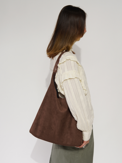 Quinn Suede Daily Tote
