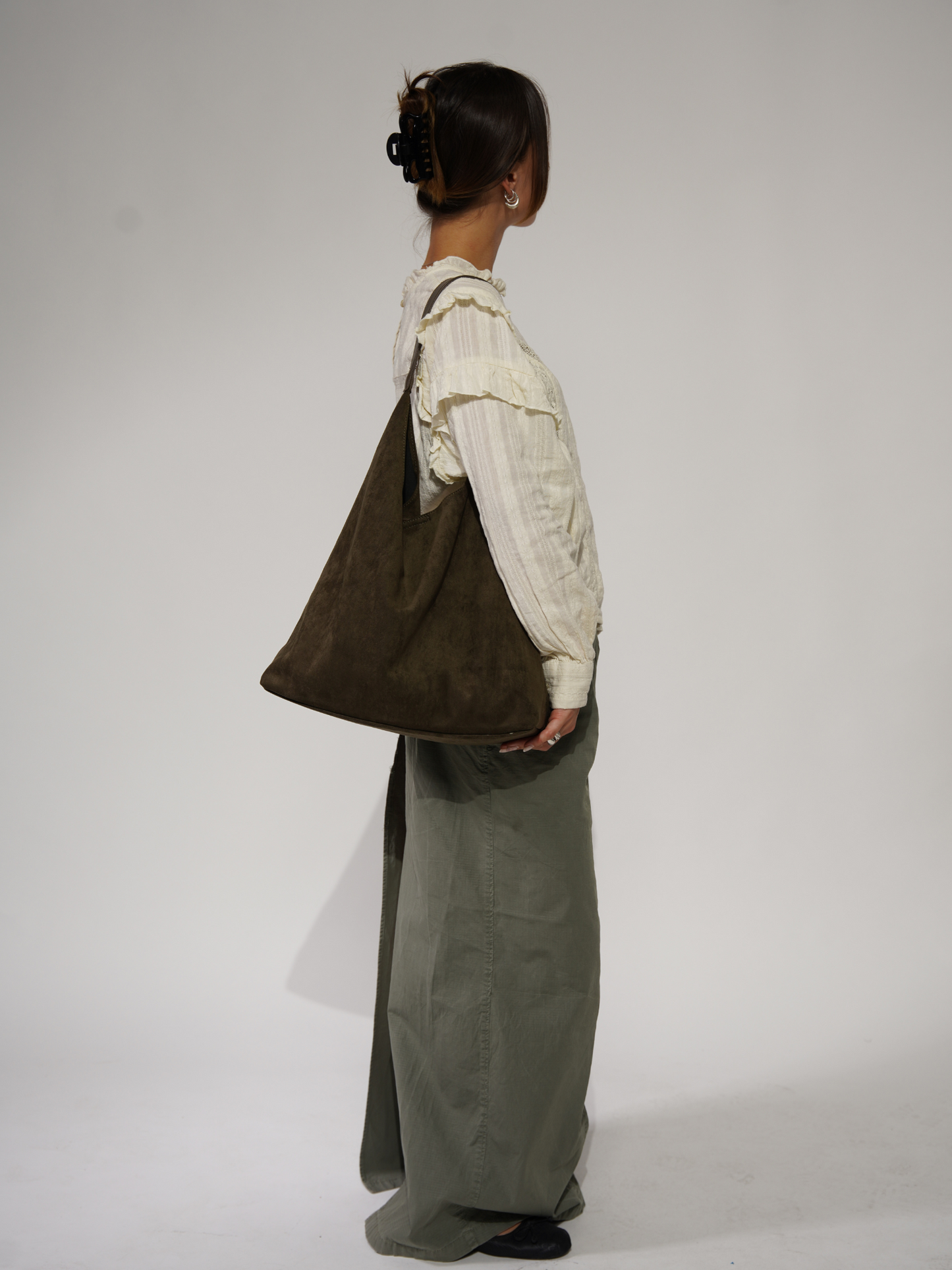 Quinn Suede Daily Tote