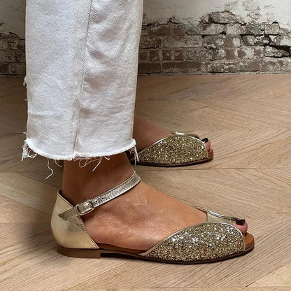 FLAT SANDAL WITH ANK
