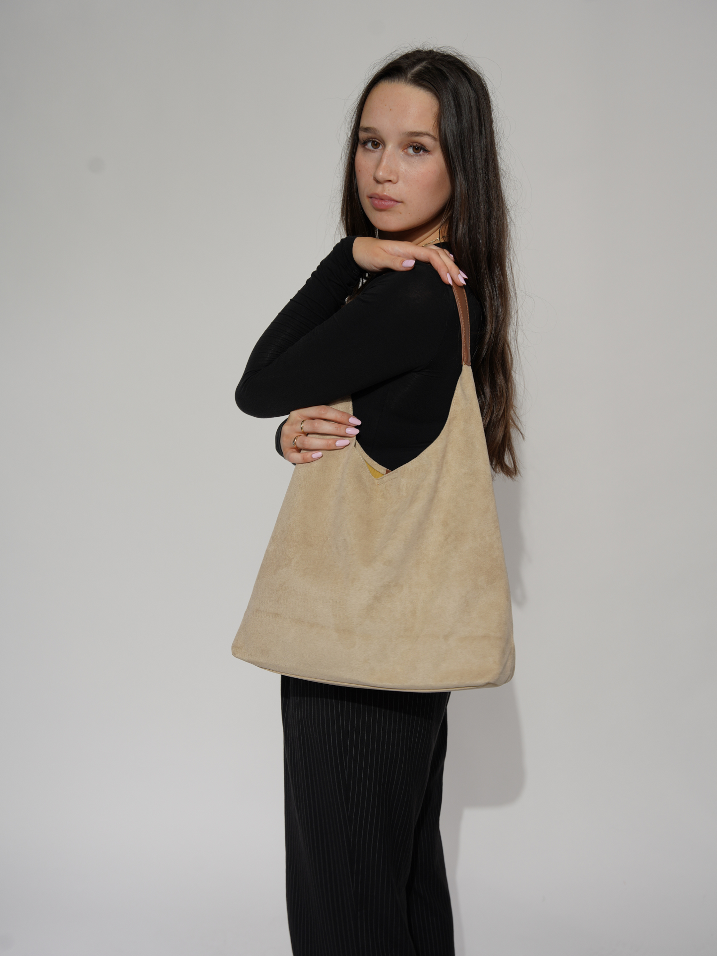 Quinn Suede Daily Tote