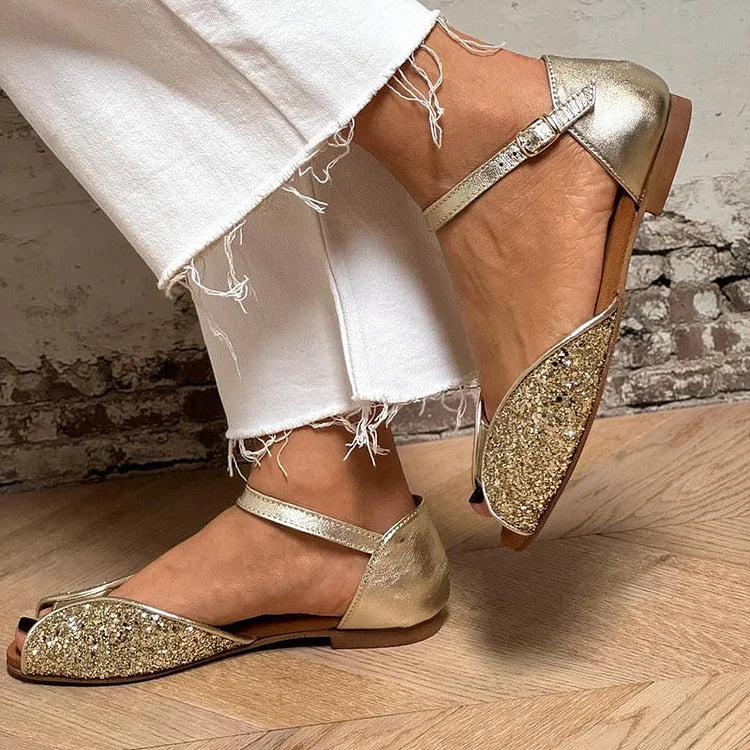 FLAT SANDAL WITH ANK