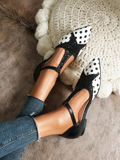 T-BAR BALLET FLATS W