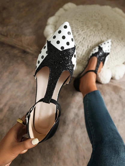 T-BAR BALLET FLATS W