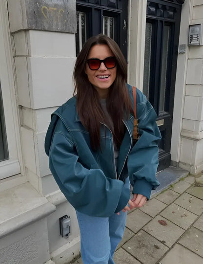 Casual Oversized Lea