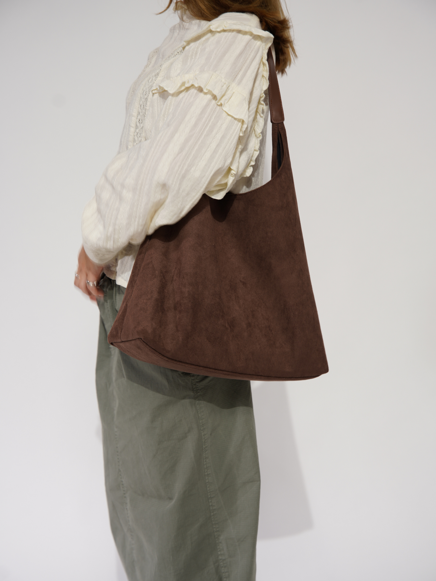 Quinn Suede Daily Tote