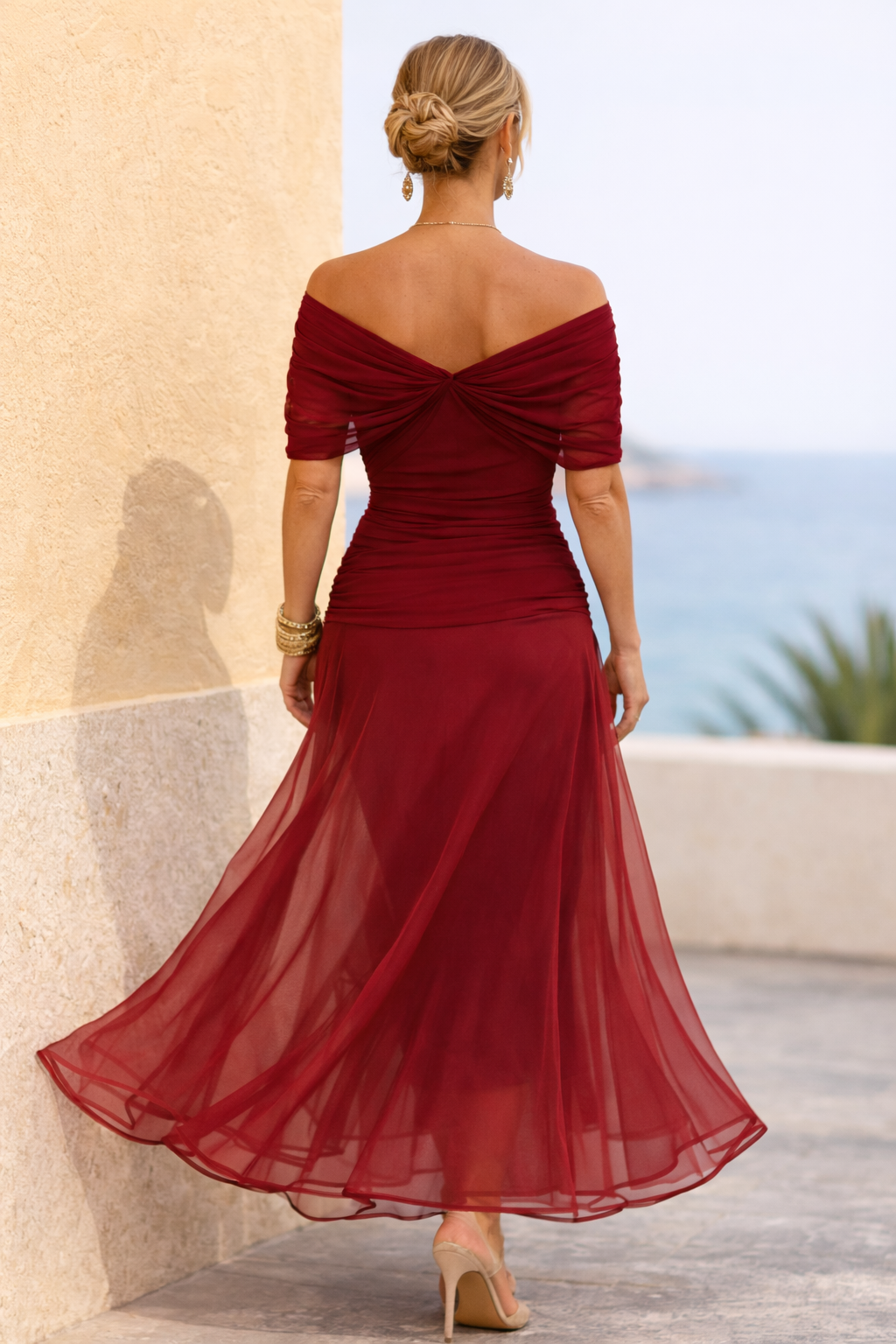 Party Dress with Sweetheart Neckline