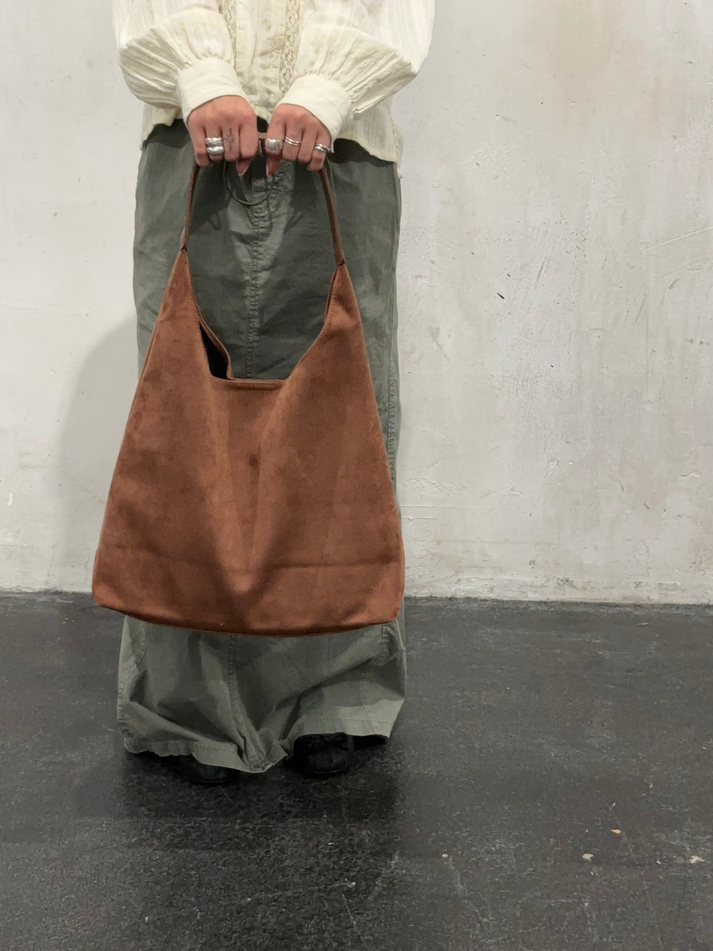 Quinn Suede Daily Tote