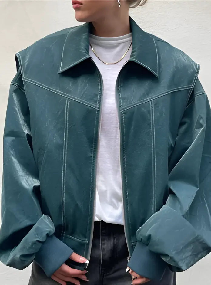 Casual Oversized Lea