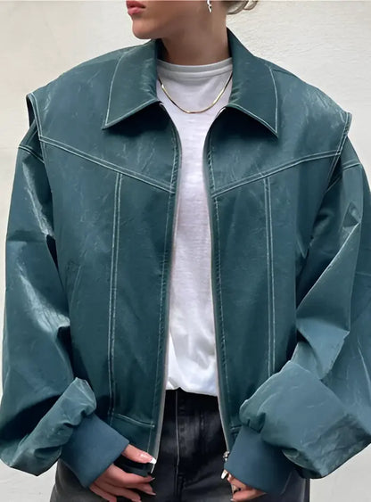Casual Oversized Lea