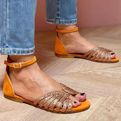 FLAT SANDAL WITH ANK
