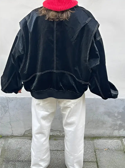 Casual Oversized Lea