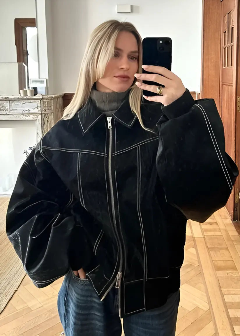 Casual Oversized Lea